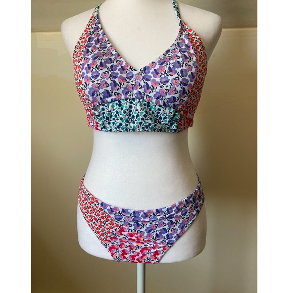 Jessica Simpson Other - Jessica Simpson Floral patchwork bikini.